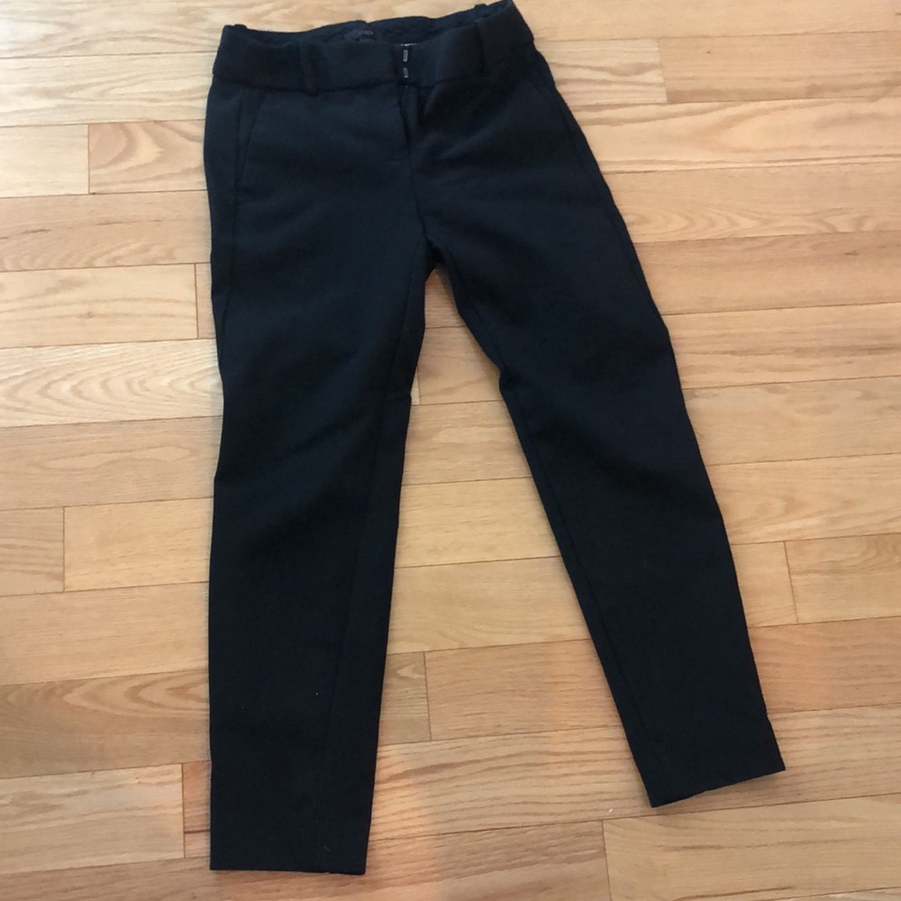 J Crew black dress pants size 0